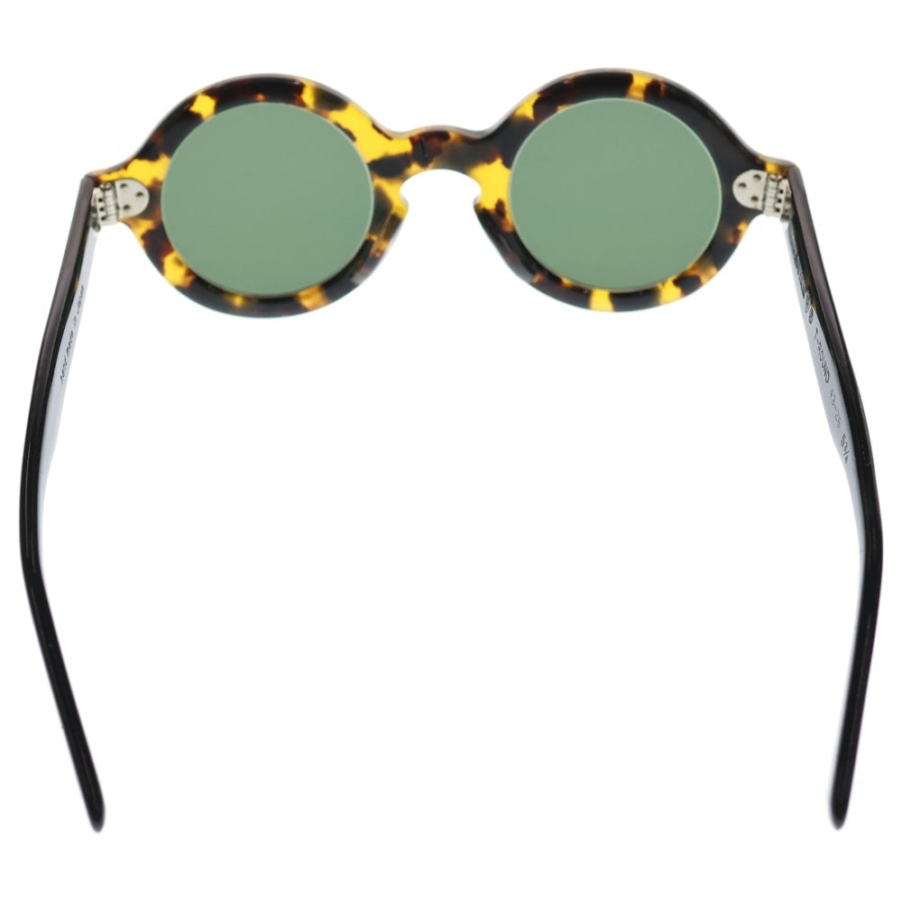 JULIUS TART OPTICAL(ジュリアス タートオプティカル) T-ROUND ラウンドフレーム サングラス 眼鏡 イエロー/ブラック レディース