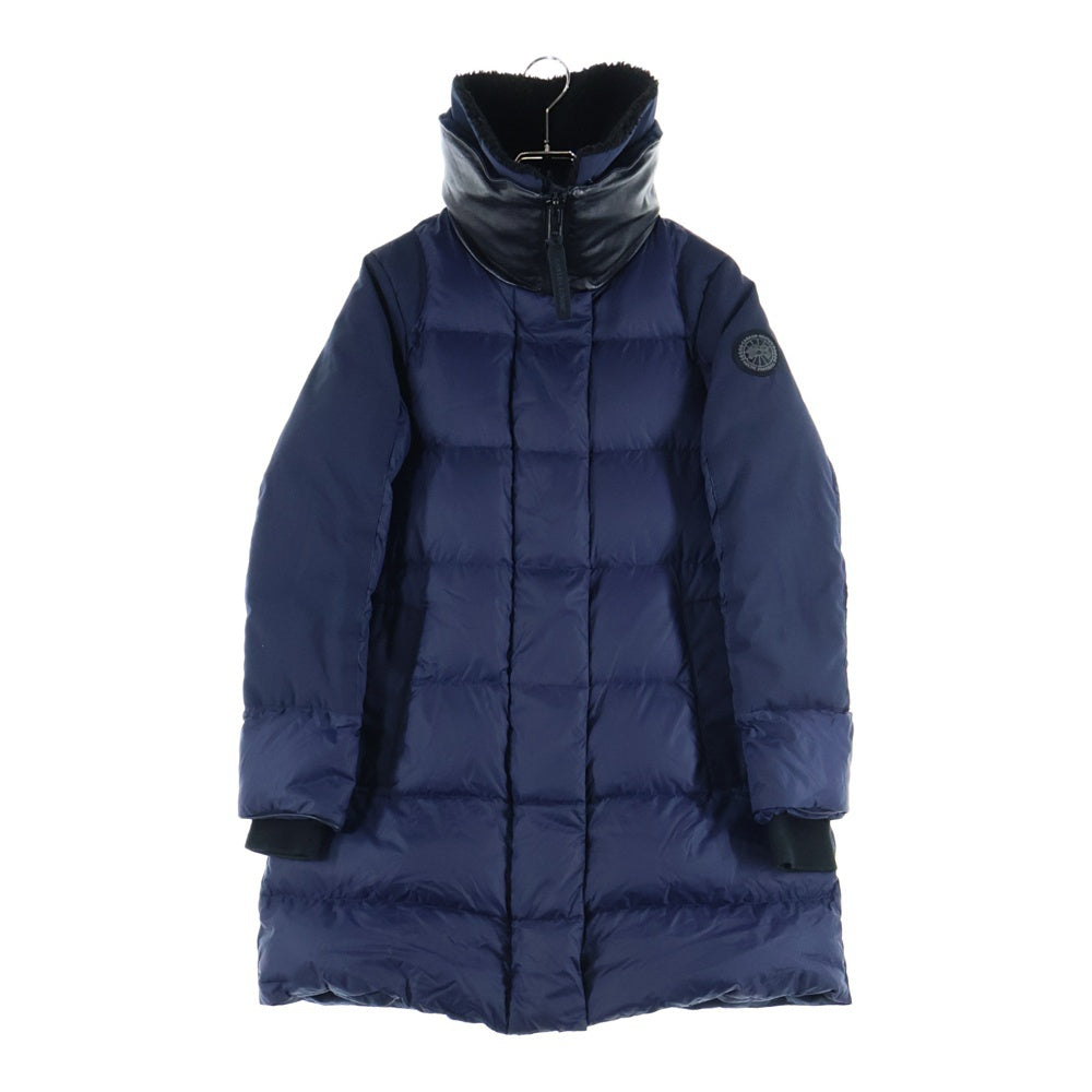 CANADA GOOSE(カナダグース) ALTONA アルトナ アームロゴパッチ ダウンコート ネイビー レディース 3207LB