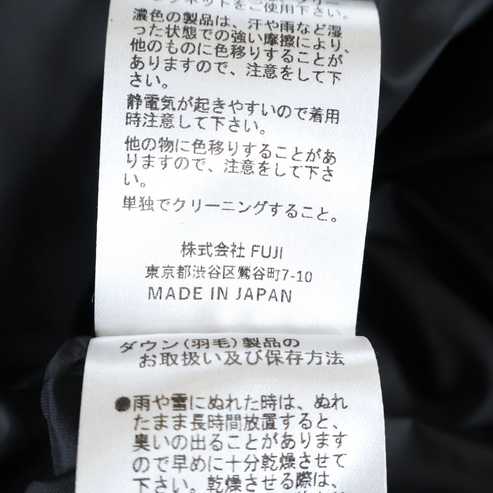 OVY(オヴィー) Water-repellent Goose Down Jacket ウォーターレペレント グース ダウンジャケット ブラック