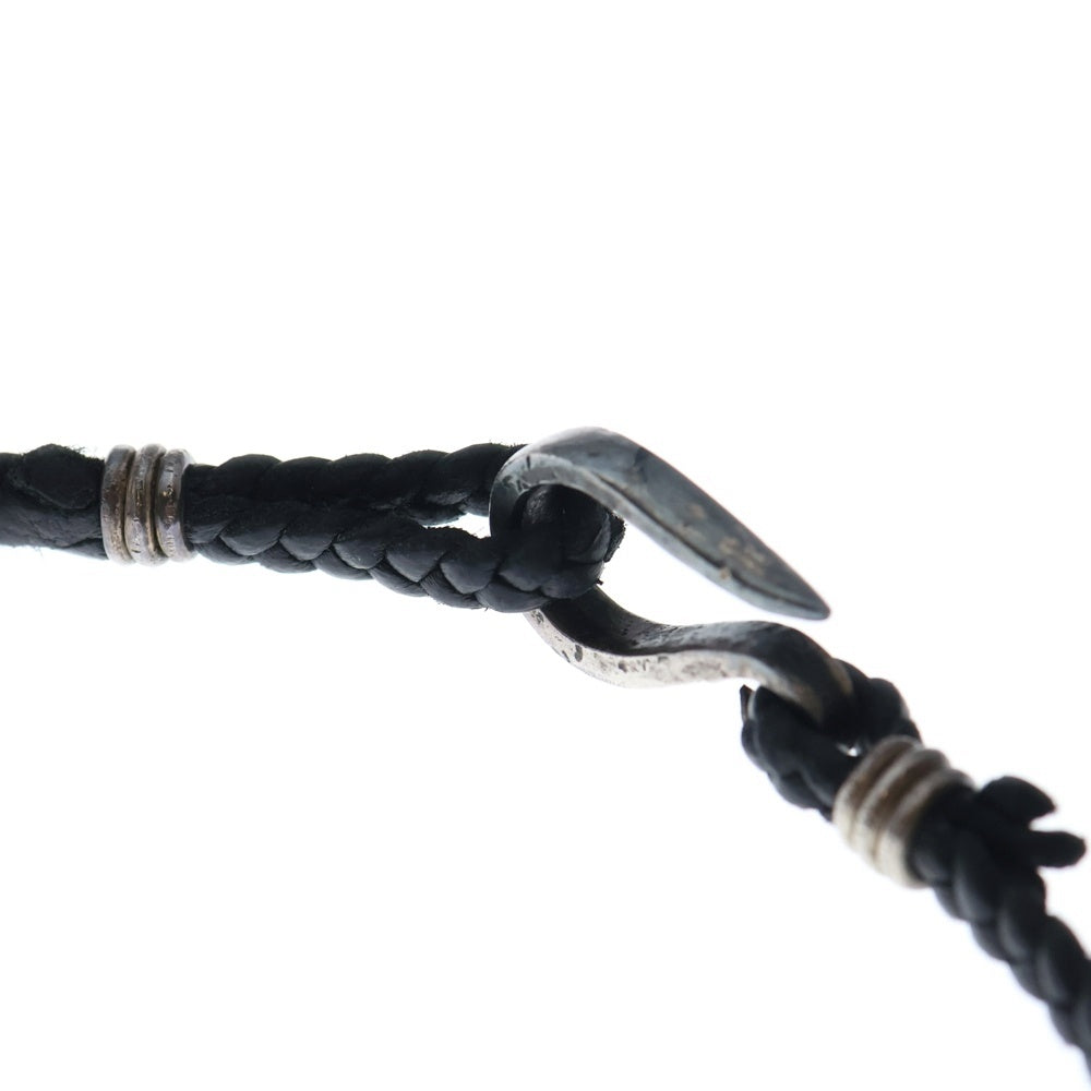 ISAMU KATAYAMA BACKLASH(イサムカタヤマバックラッシュ) ×JUN UEZONO ジュンウエゾノ 純銀 ドッグタグクロス ネックレス シルバー