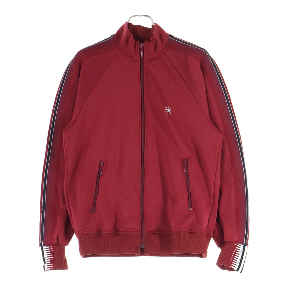 EGO TRIPPING(エゴトリッピング) ARROWHEAD TRACK JACKET アローヘッド 胸ロゴ ジップアップトラックジャケット ワインレッド 663208