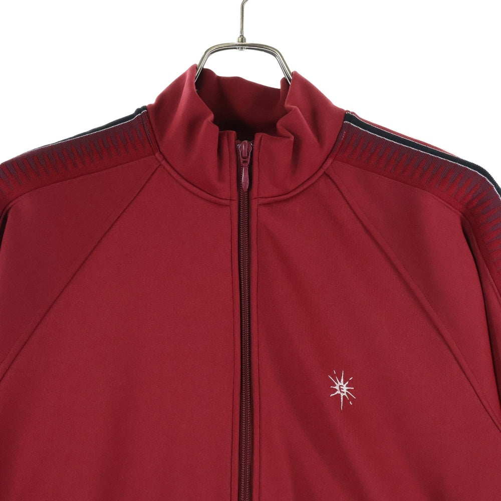 EGO TRIPPING(エゴトリッピング) ARROWHEAD TRACK JACKET アローヘッド 胸ロゴ ジップアップトラックジャケット ワインレッド 663208