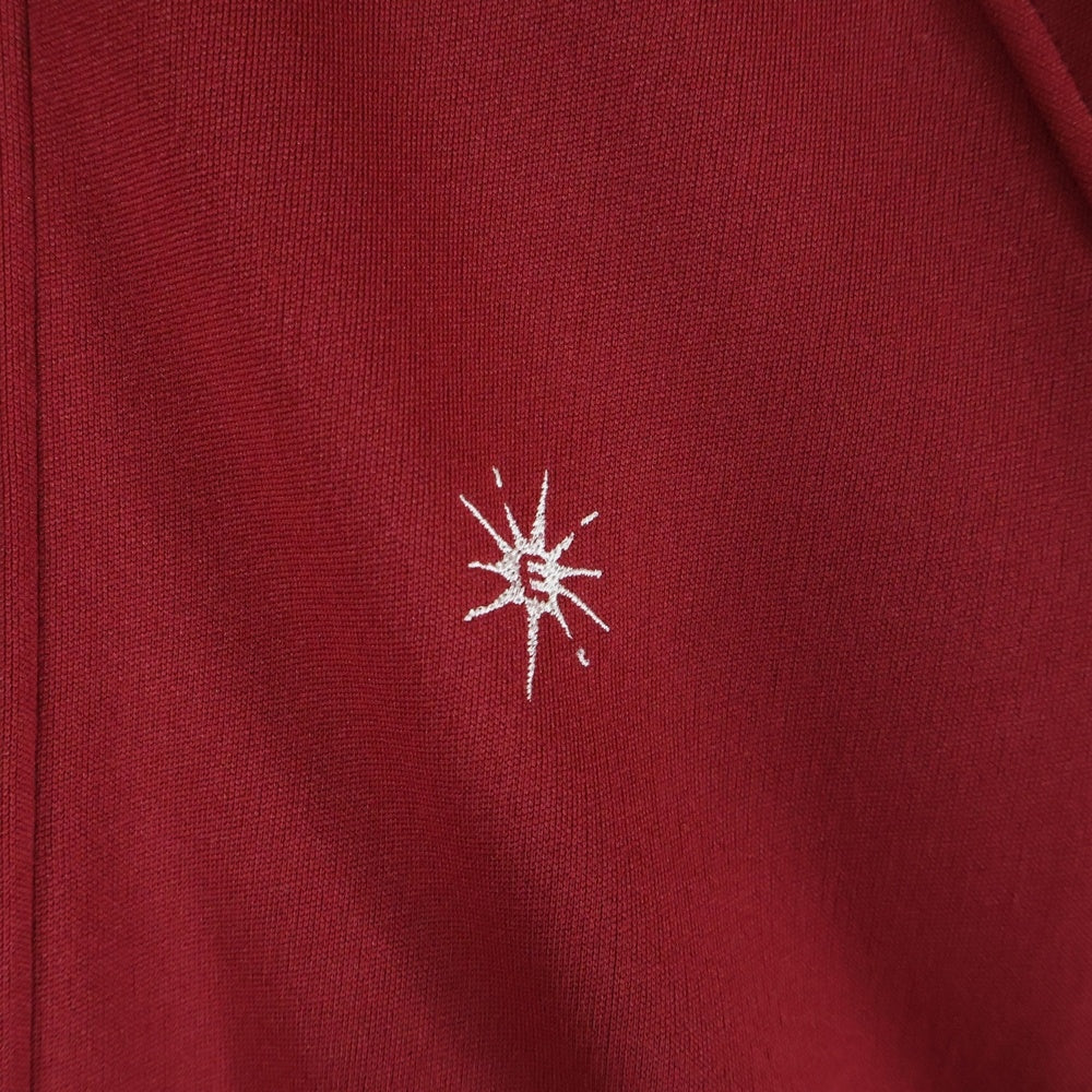 EGO TRIPPING(エゴトリッピング) ARROWHEAD TRACK JACKET アローヘッド 胸ロゴ ジップアップトラックジャケット ワインレッド 663208