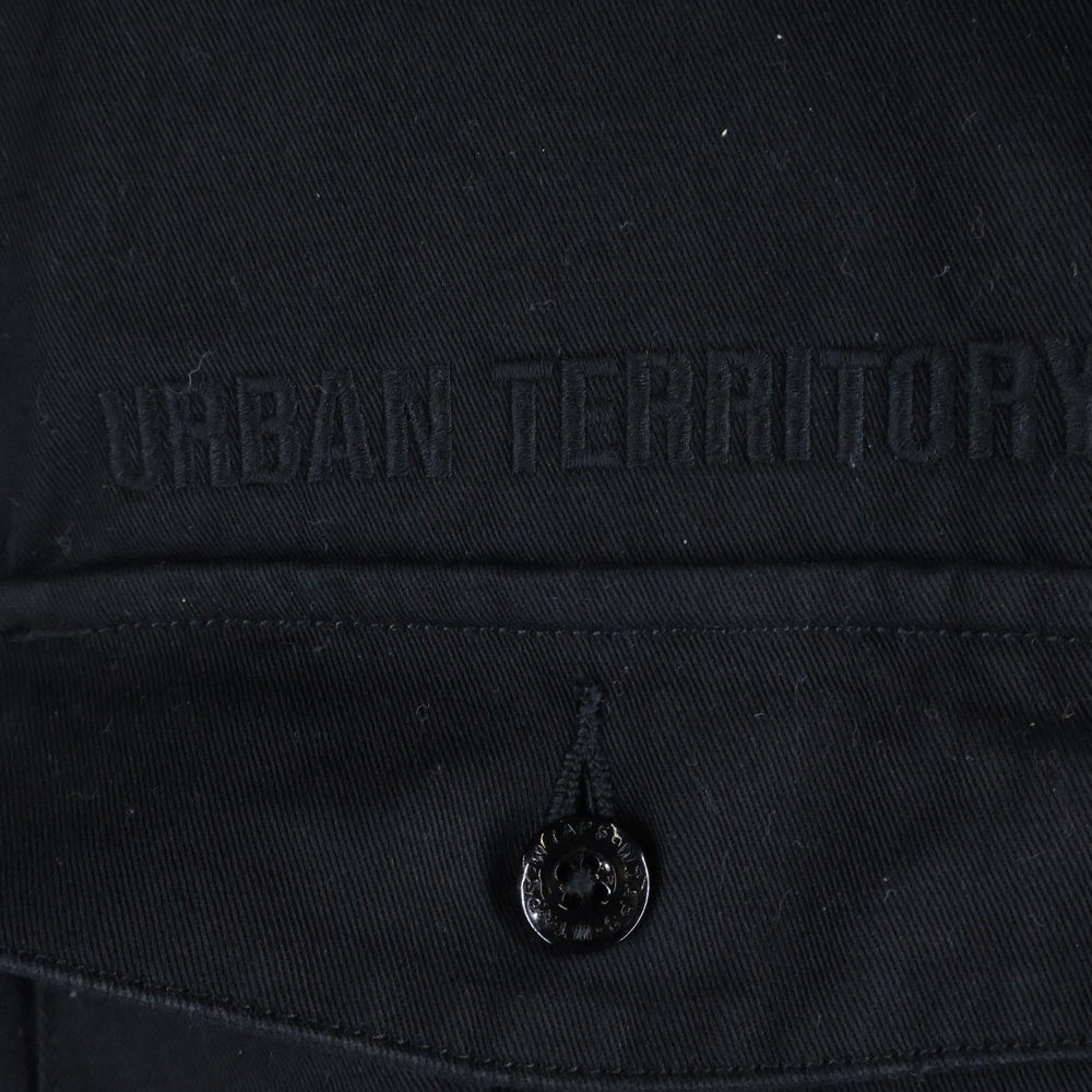 WTAPS(ダブルタップス) 22SS BUDS LS COTTON TWILL コットンツイル ユーティリティ長袖シャツ ブラック 221BRDT-SHM02