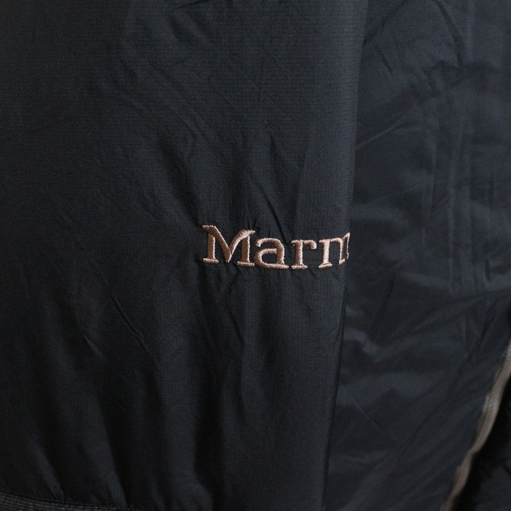 Marmot(マーモット) 25AW GORE-TEX 3L ALPINIST JACKET ゴアテックス スリーレイヤー アルピニスト フーデッド ジップアップ 中綿ジャケット ブラック MTFW25MJK350AP