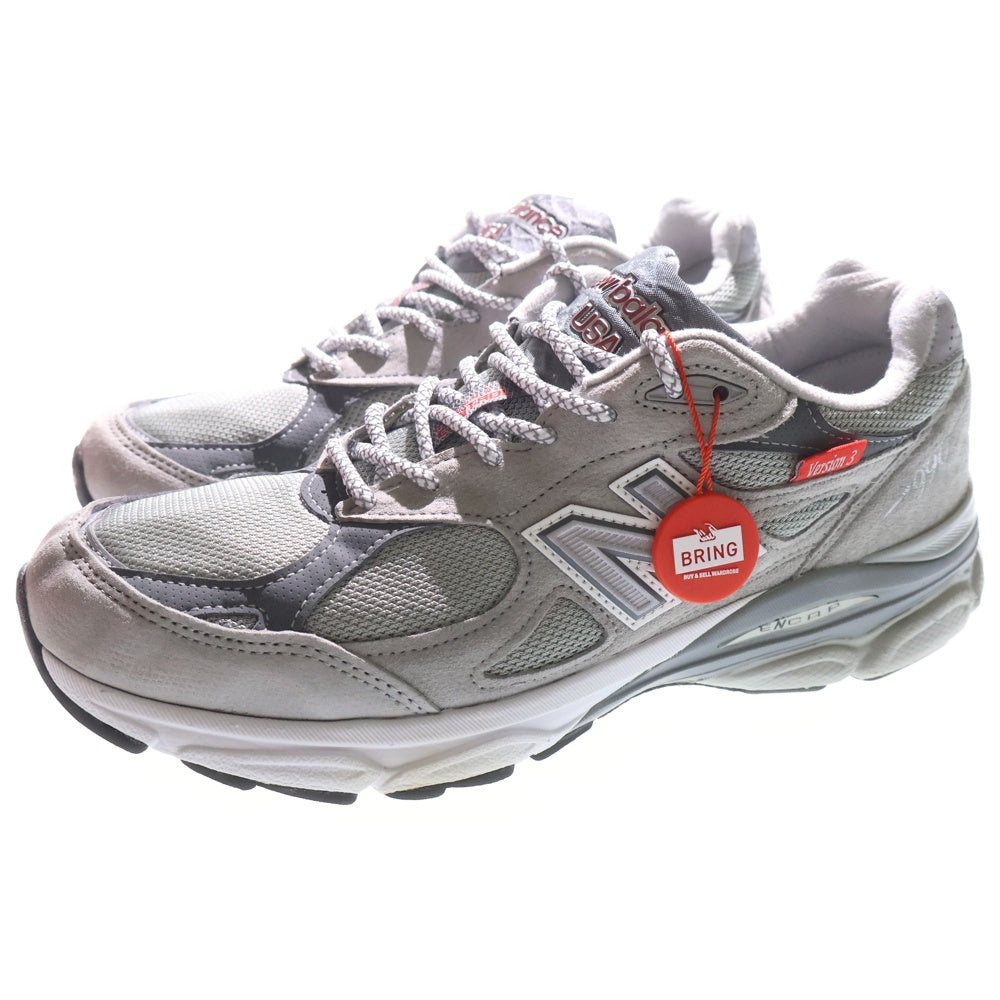 New Balance(ニューバランス) M990VS3 USA製 スウェード ローカットスニーカー グレー US9.5/27.5cm