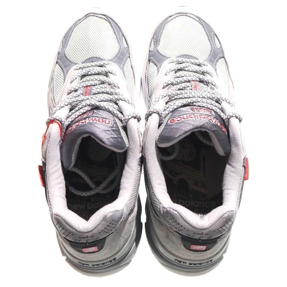 New Balance(ニューバランス) M990VS3 USA製 スウェード ローカットスニーカー グレー US9.5/27.5cm