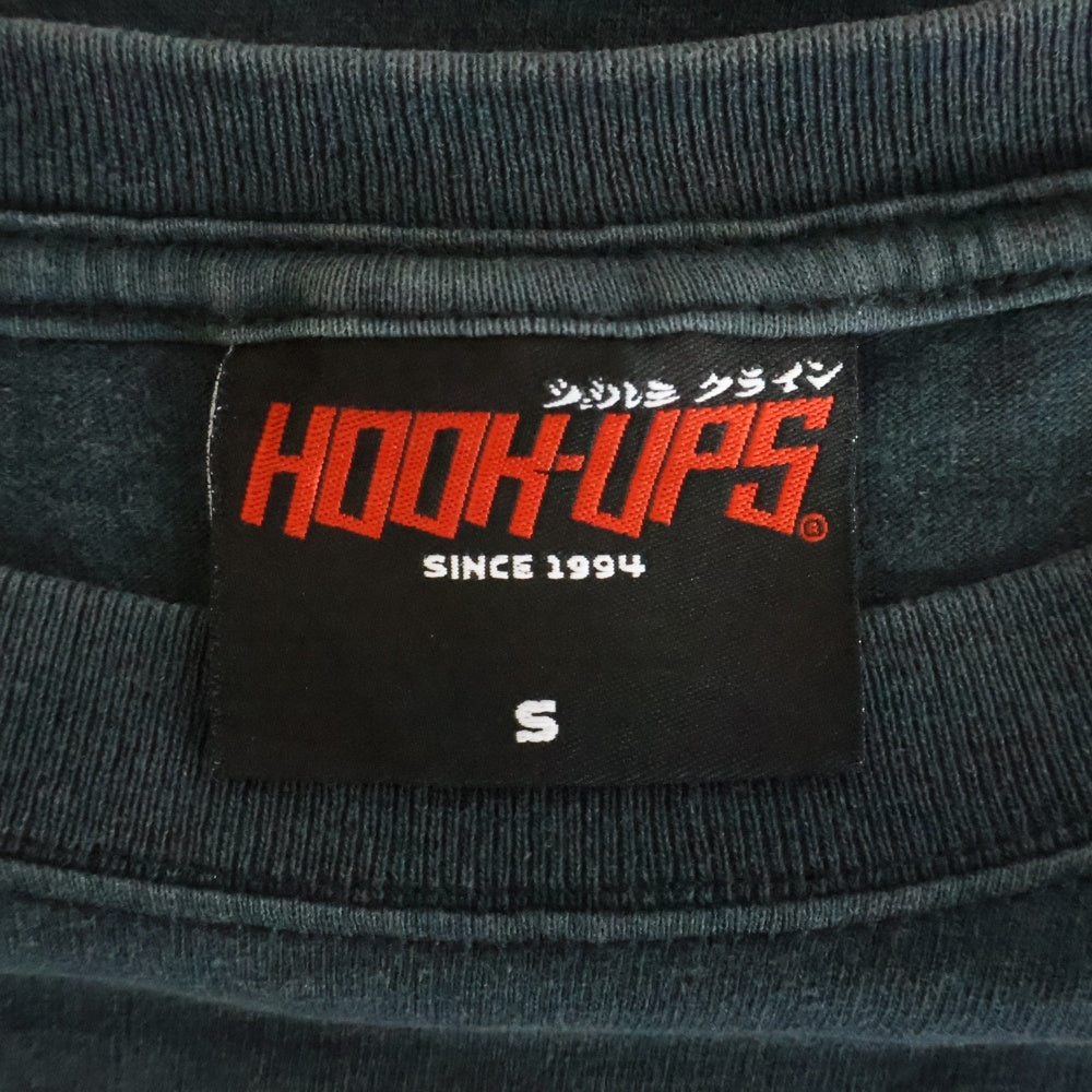 VINTAGE(ヴィンテージ) 00S VINTAGE HOOK-UPS SPACE HOES TEE ヴィンテージ フックアップス フロントプリントTシャツ 半袖クルーネックカットソー ブラック
