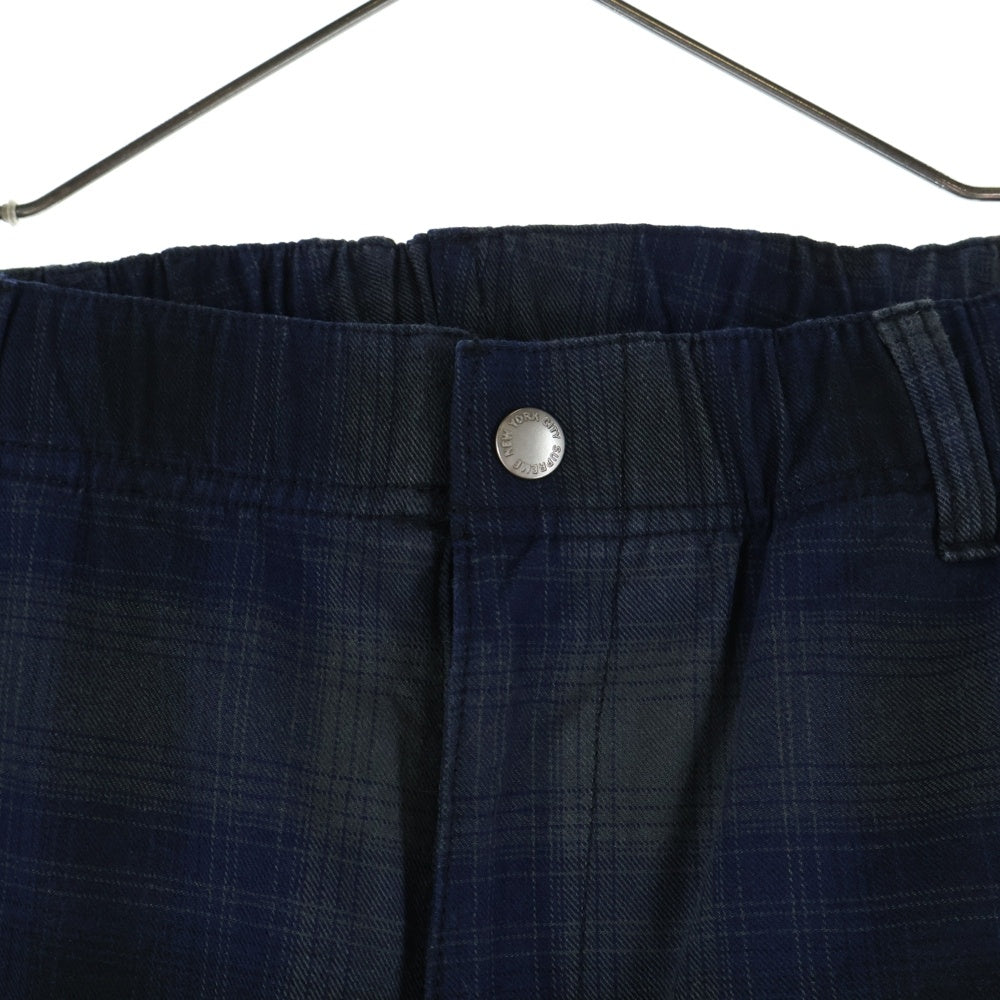 SUPREME(シュプリーム) 25SS Shadow Plaid Cargo Short シャドウ プライド カーゴ ハーフパンツ ショーツ ブルー/グレー