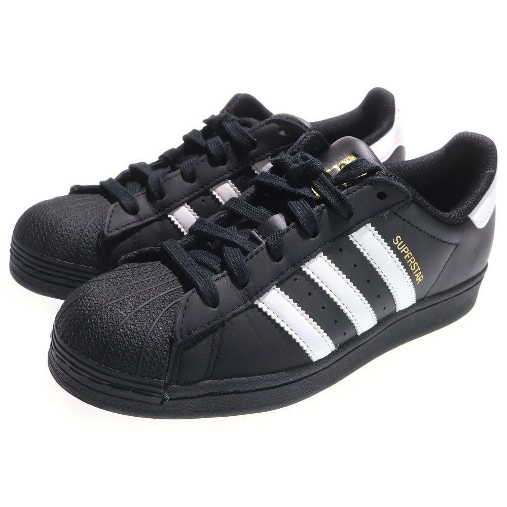 adidas(アディダス) SUPERSTAR CORE BLACK スーパースター コア ブラック 金タグ ローカットスニーカー ブラック レディース US4.5/22.5cm EG4959