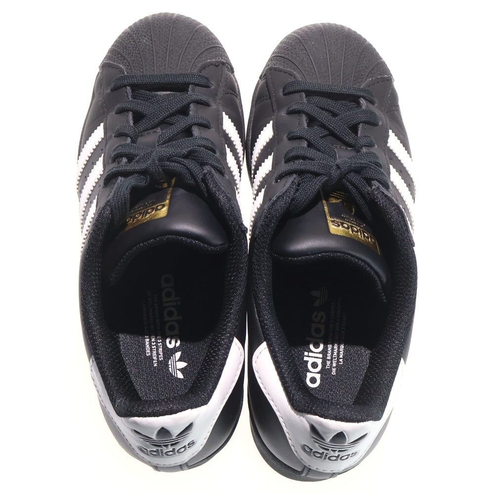 adidas(アディダス) SUPERSTAR CORE BLACK スーパースター コア ブラック 金タグ ローカットスニーカー ブラック レディース US4.5/22.5cm EG4959
