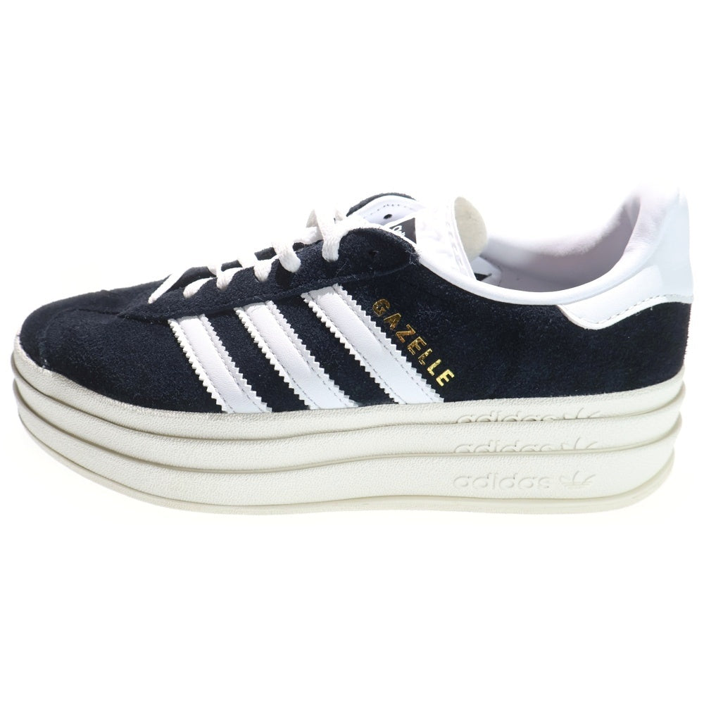 adidas(アディダス) GAZELLE BOLD ガゼル ボールド ローカットスニーカー レディース ブラック/ホワイト US5.5/225cm HQ6912