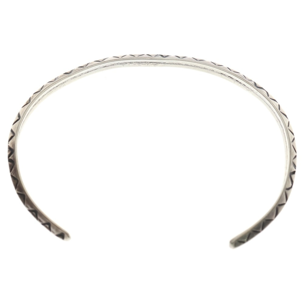 INDIAN JEWELRY(インディアンジュエリー) STERLING TAHE ナバホ族 バングル ブレスレット シルバー