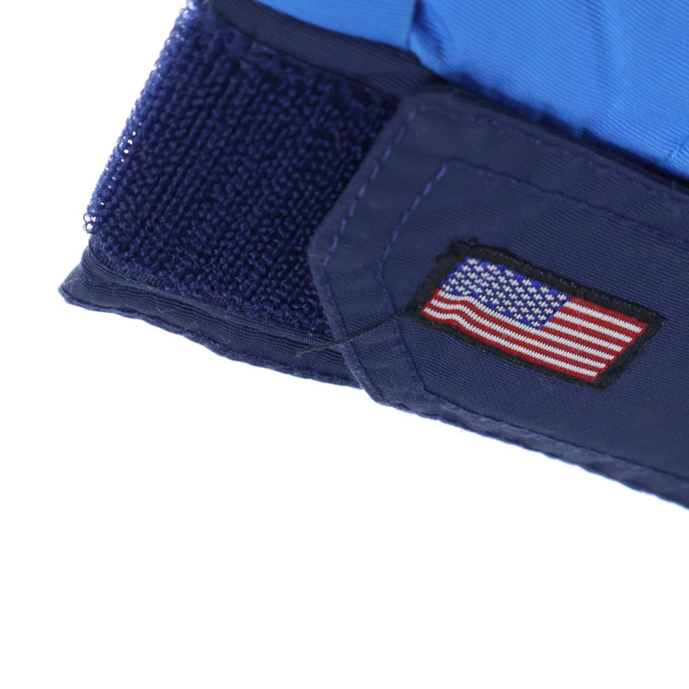 NO BRAND(ノーブランド) SESSIONS セッションズ RIDGE SERIES リッジシリーズ ナイロン フーデッドジャケット ブルー/ブラック