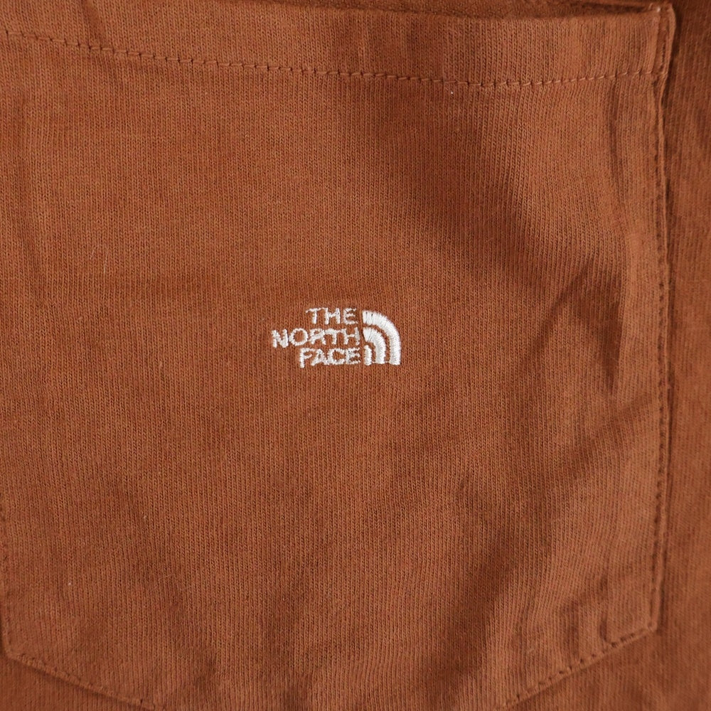 THE NORTH FACE(ザノースフェイス) 7OZ L/S POCKET TEE セブンオンス 胸ポケット クルーネック カットソー 長袖Tシャツ ブラウン NT3961N