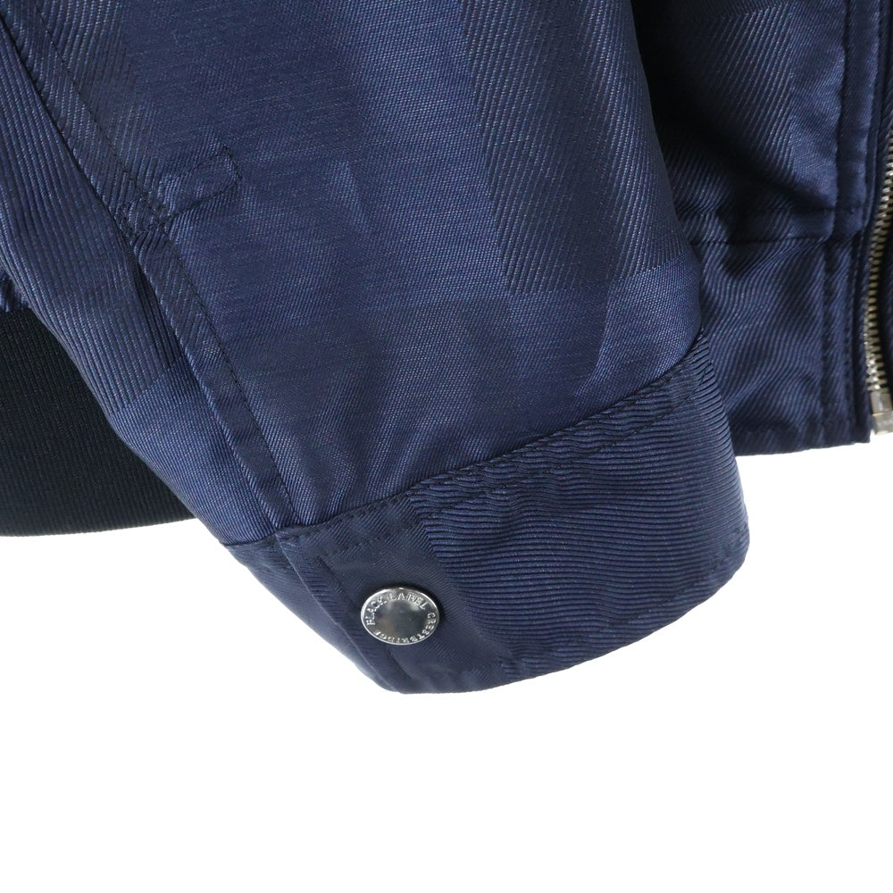 BLACK LABEL CRESTBRIDGE(ブラックレーベルクレストブリッジ) リバーシブルナイロンジップアップパーカー ネイビー 51F18-117-28