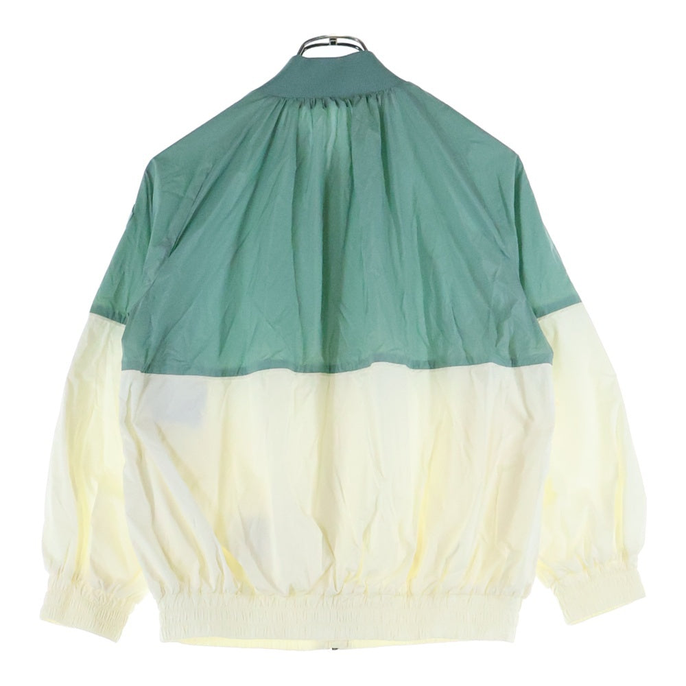 MONCLER(モンクレール) AINE ロゴワッペン ウィンドブレーカー ジャケット ホワイト/グリーン キッズ I19541A00030 レディース