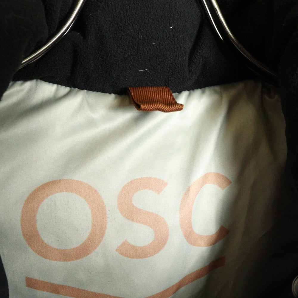 OSC CROSS(オーエスシークロス) BOLTON ボルトン マルチポケット ファー付き フーデッド ジップアップ ダウンジャケット ブラック 83D5092