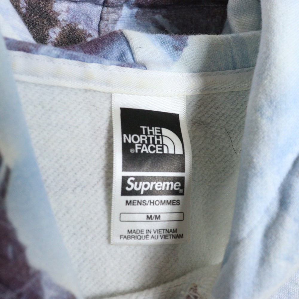 SUPREME(シュプリーム) 21SS × THE NORTH FACE ICE CLIMB HOODED SWEAT アイス クライム フーデッド スウェット パーカー ブルー