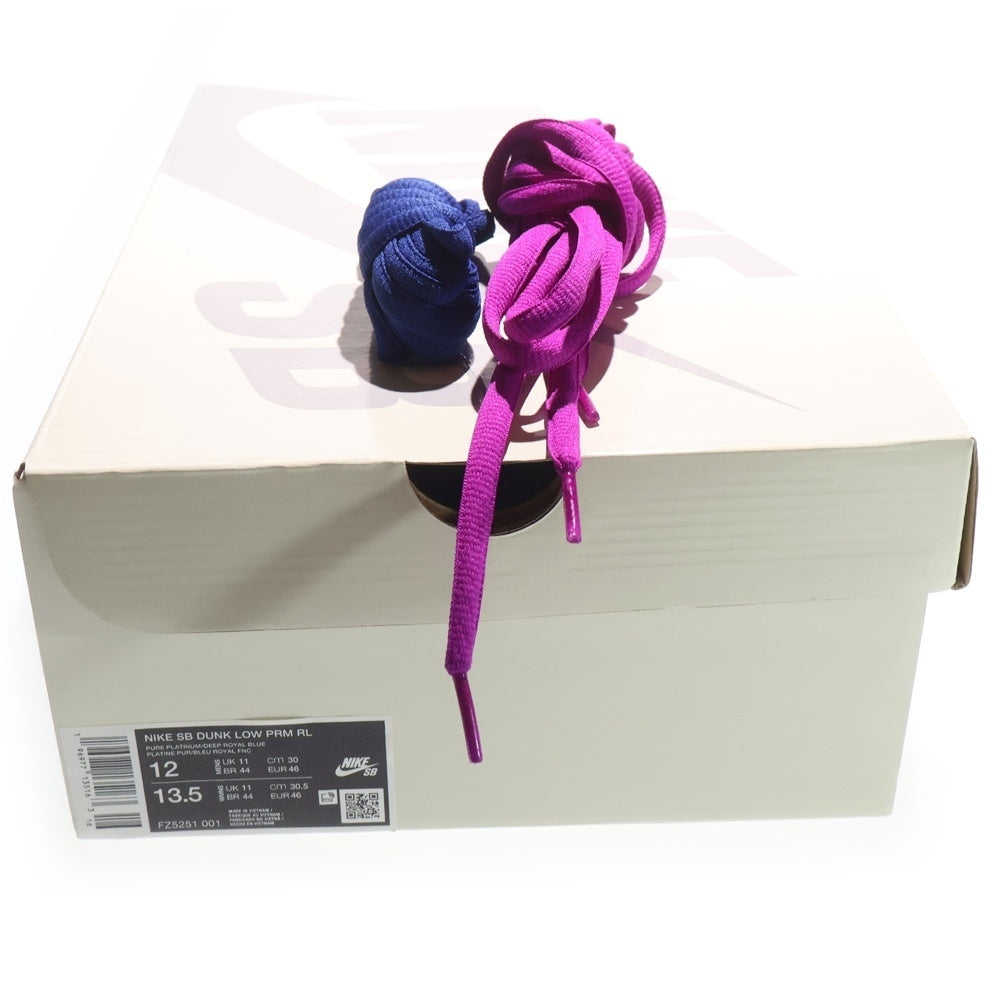 NIKE SB(ナイキエスビー) ×RAYSSA LEAL DUNK LOW PRM PURE PLATINUM AND VIVID PURPLE ローカットスニーカー FZ5251-001