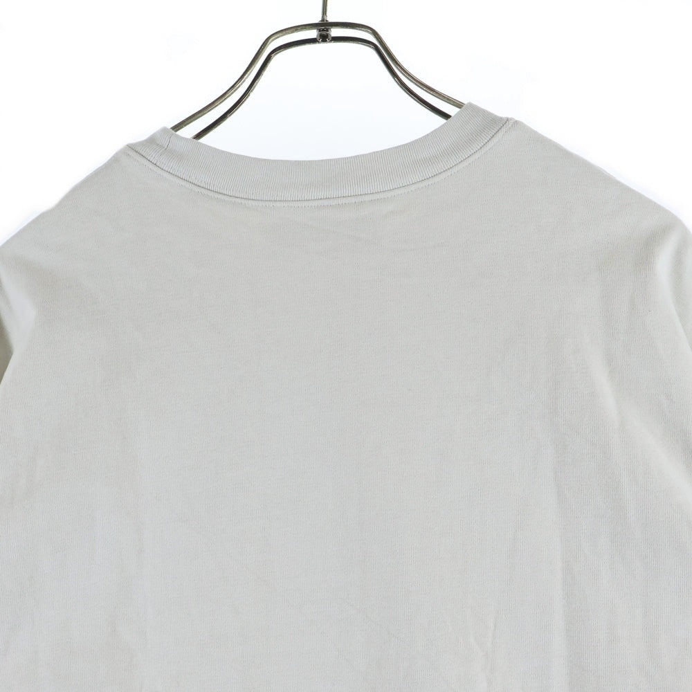 NEON SIGN(ネオンサイン) LAYERED T-SHIRTS レイヤード コットン クルーネック カットソー 半袖Tシャツ ベージュ N1665