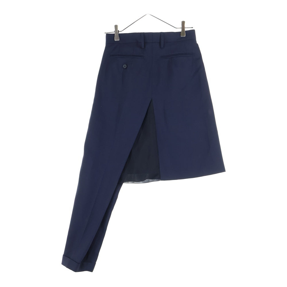 kolor(カラー) 23AW ドッキング レイヤードミニスカート レディース ネイビー 23WCL-S02103