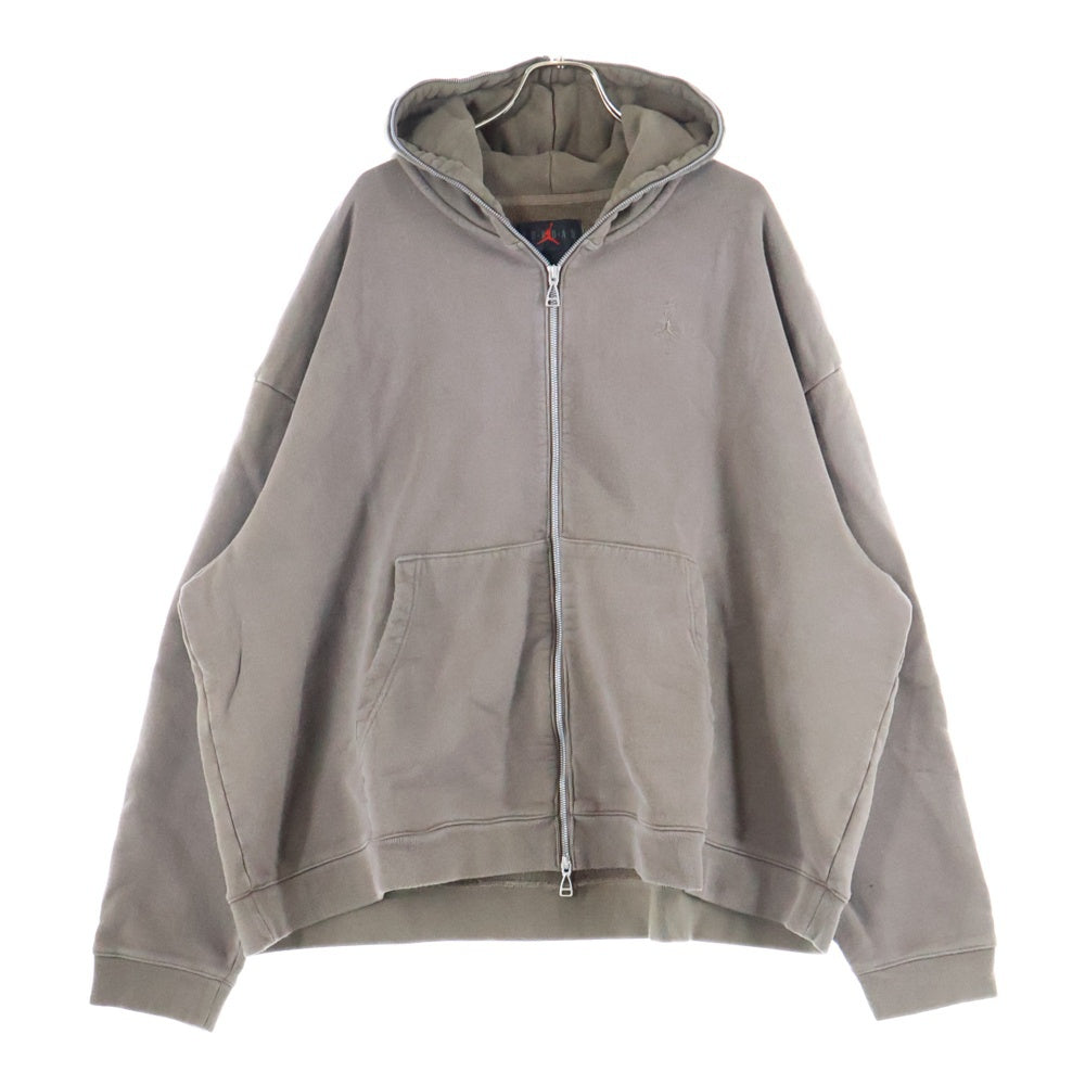 JORDAN BRAND(ジョーダンブランド) ×TRAVIS SCOTT M FULLZIP HOODIE PALOMINO トラヴィススコット パロミノ フルジップフーディー パーカー ブラウン DZ5500-275