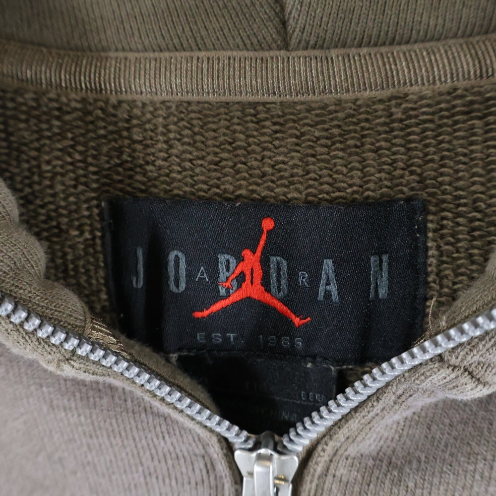 JORDAN BRAND(ジョーダンブランド) ×TRAVIS SCOTT M FULLZIP HOODIE PALOMINO トラヴィススコット パロミノ フルジップフーディー パーカー ブラウン DZ5500-275
