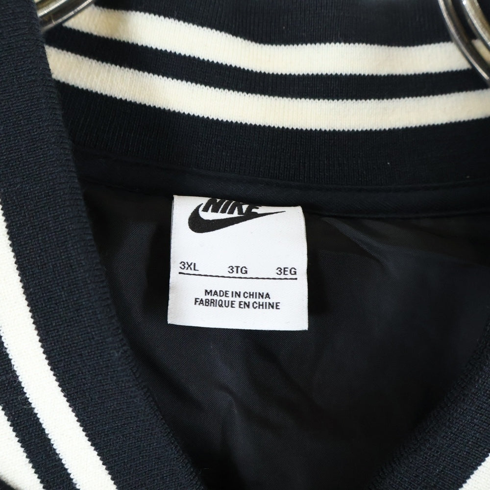 NIKE(ナイキ) Men's Varsity Jacket メンズ スナップボタン バーシティージャケット ブラック HQ3277-010