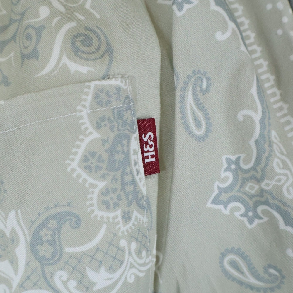 Hideandseek(ハイドアンドシーク) Bandana Pattern Short バンダナパターン ショーツ ハーフパンツ アイボリー HP-050325