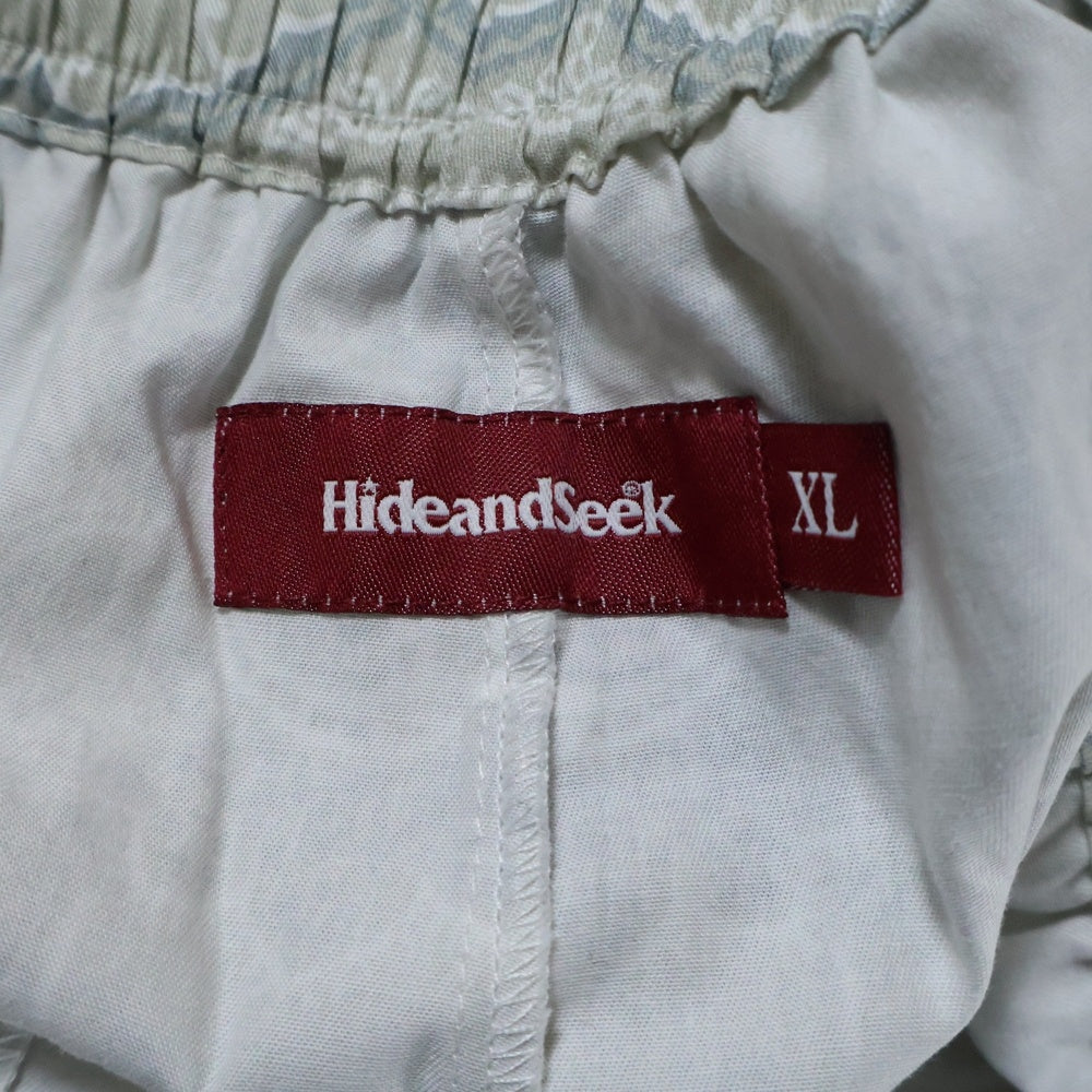 Hideandseek(ハイドアンドシーク) Bandana Pattern Short バンダナパターン ショーツ ハーフパンツ アイボリー HP-050325