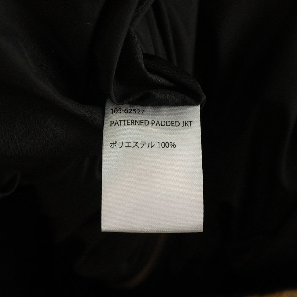 Subciety(サブサエティ) PATTERNED PADDED JACKET パターンド レオパード リバーシブルパファージャケット ブラック/ブラウン 105-62527
