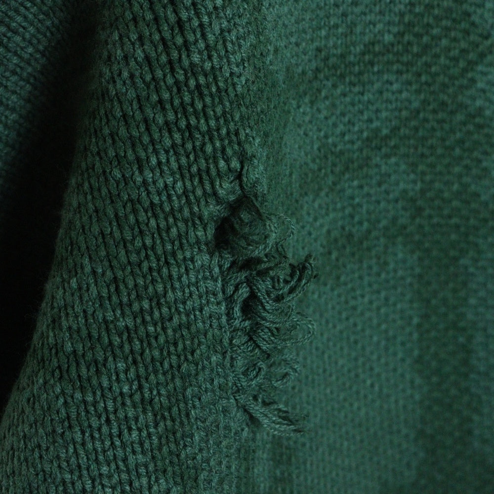 UNION(ユニオン) ×BORN X RAISED DISTRESSED CARDIGAN ボーンアンドレイズド ディストレス ダメージ加工 カーディガン グリーン