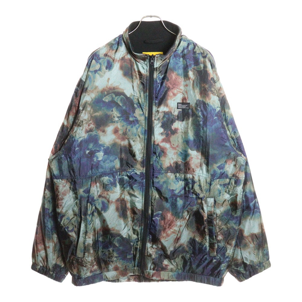 FAT(エフエーティー) SHELLSMOG シェルスモッグ 総柄 ジップアップ ナイロンジャケット マルチカラー F32510-JK04-AB