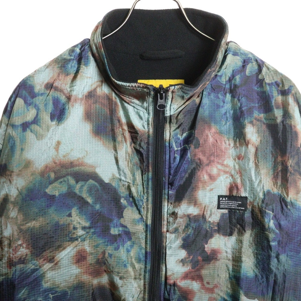FAT(エフエーティー) SHELLSMOG シェルスモッグ 総柄 ジップアップ ナイロンジャケット マルチカラー F32510-JK04-AB