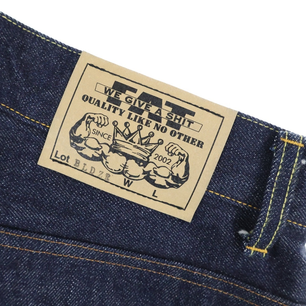 FAT(エフエーティー) BLUDOZER ブルドーザー テーパード リジッドデニムパンツ インディゴ F32410-PN01-AC