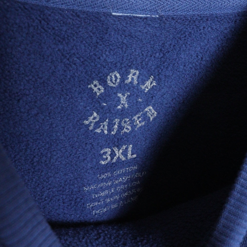 UNION(ユニオン) ×BORN X RAISED GENTS OF DESIRE RULES ボーンアンドレイズド ジェントオブデザイアルール クルーネックスウェット トレーナー ブルー