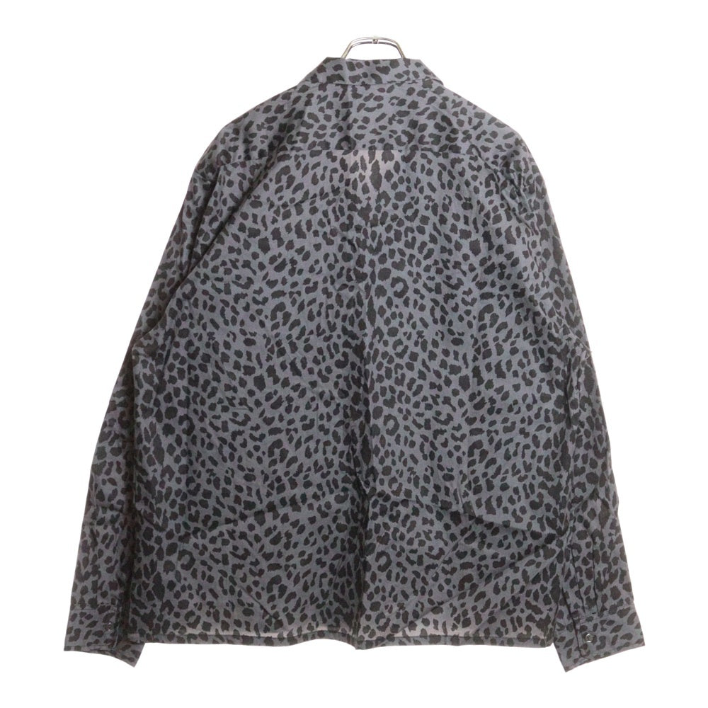 Hideandseek(ハイドアンドシーク) Panther L/S Shirt パンサー レオパード 長袖シャツ グレー HS-030225