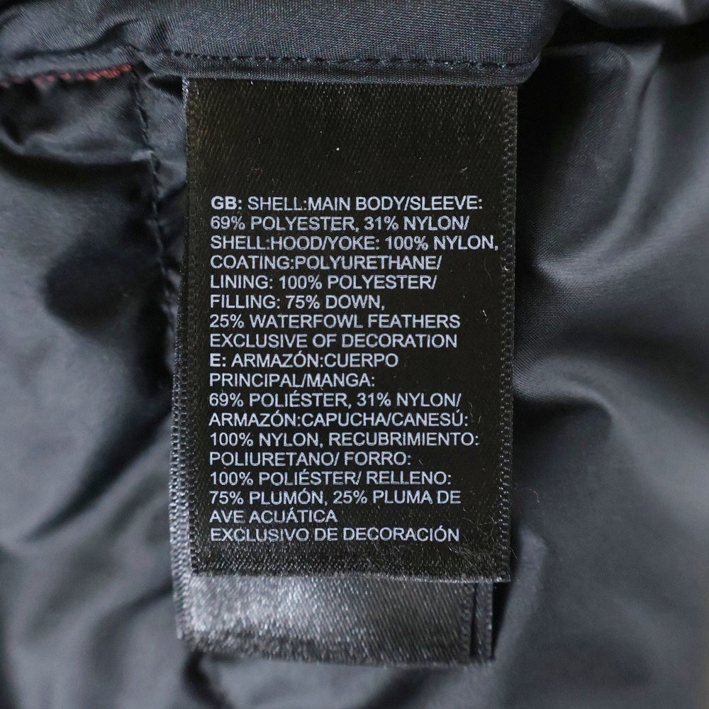 THE NORTH FACE(ザノースフェイス) 550 UX DOWN JACKET リフレクターロゴ ジップアップ フーデッド ダウンジャケット ボルドー NF0A47D5