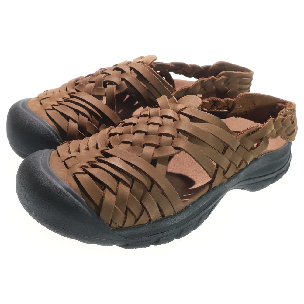 KEEN(キーン) × HYKE ハイク Rosarita II Sandal Bison ロサリタ2レザー バイソン サンダル ブラウン 1027329