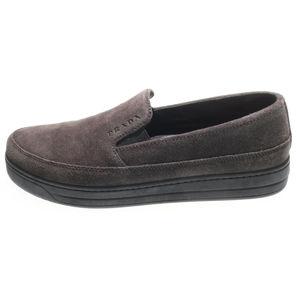 PRADA SPORT(プラダ スポーツ) スエード レザー スリッポン ローファー グレー 3S5940