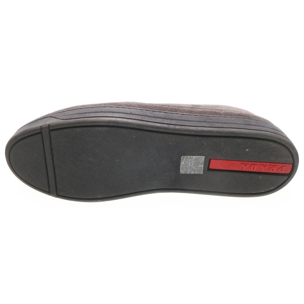 PRADA SPORT(プラダ スポーツ) スエード レザー スリッポン ローファー グレー 3S5940