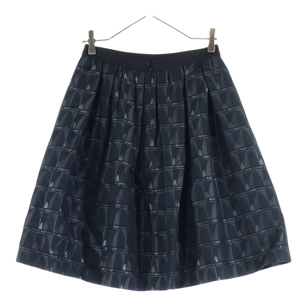 MACKINTOSH(マッキントッシュ) 総柄 ジャガード タック タイトスカート レディース ブラック G5S36-273-09