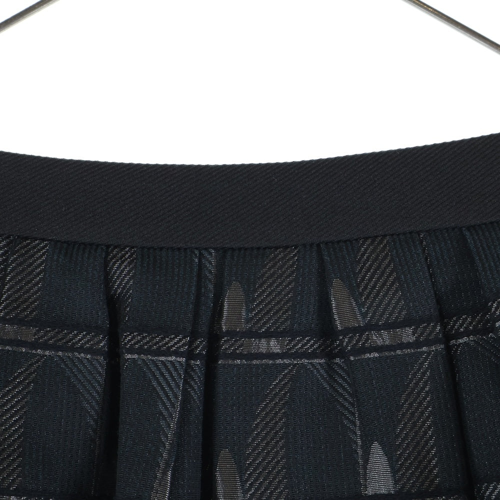 MACKINTOSH(マッキントッシュ) 総柄 ジャガード タック タイトスカート レディース ブラック G5S36-273-09