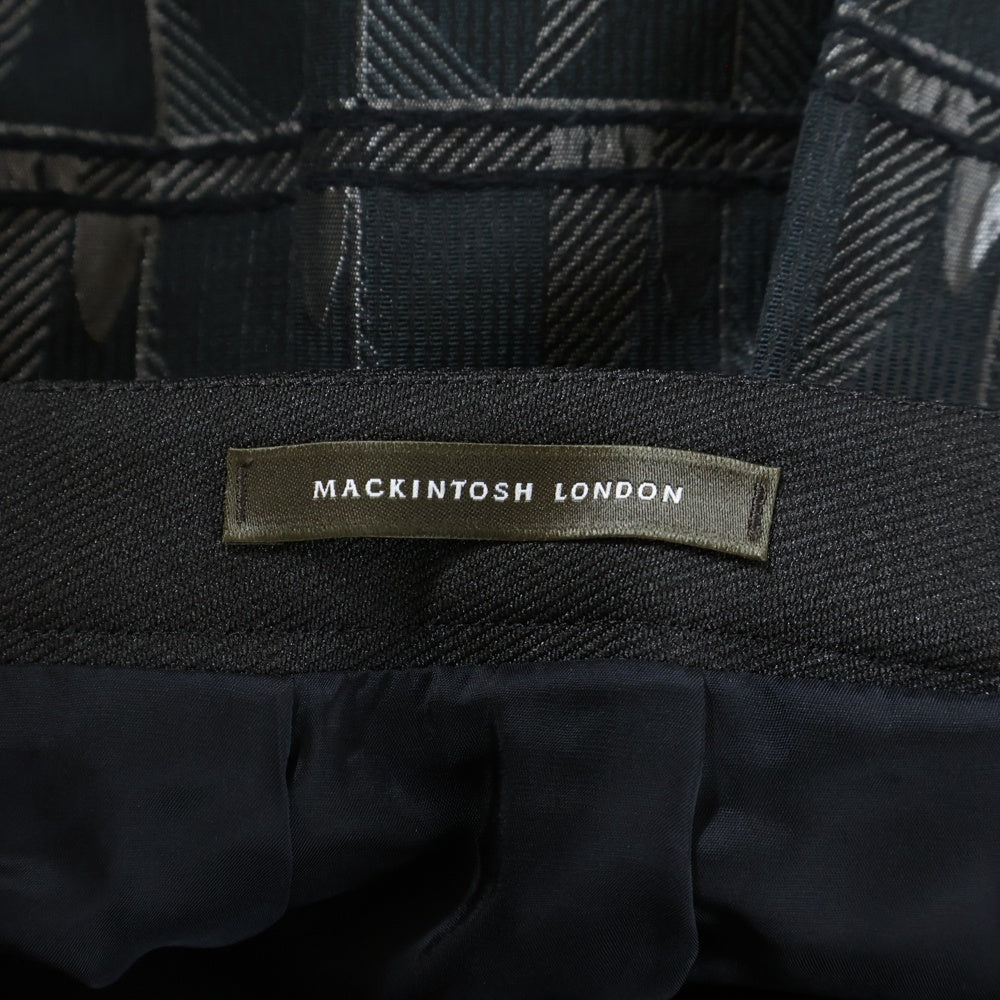 MACKINTOSH(マッキントッシュ) 総柄 ジャガード タック タイトスカート レディース ブラック G5S36-273-09