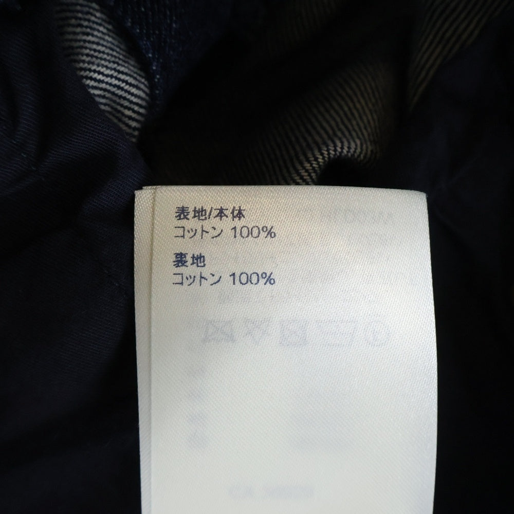 LOUIS VUITTON(ルイヴィトン) 21AW ダミエ ソルト ロゴデザイン マルチポケット ジップアップ デニムパンツ インディゴ RM212M DR0 HLD03W