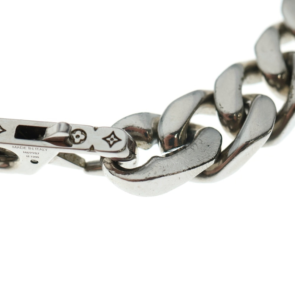 LOUIS VUITTON(ルイヴィトン) コリエ モノグラム チェーンリンクス メタルネックレス シルバー M69987 LE1200