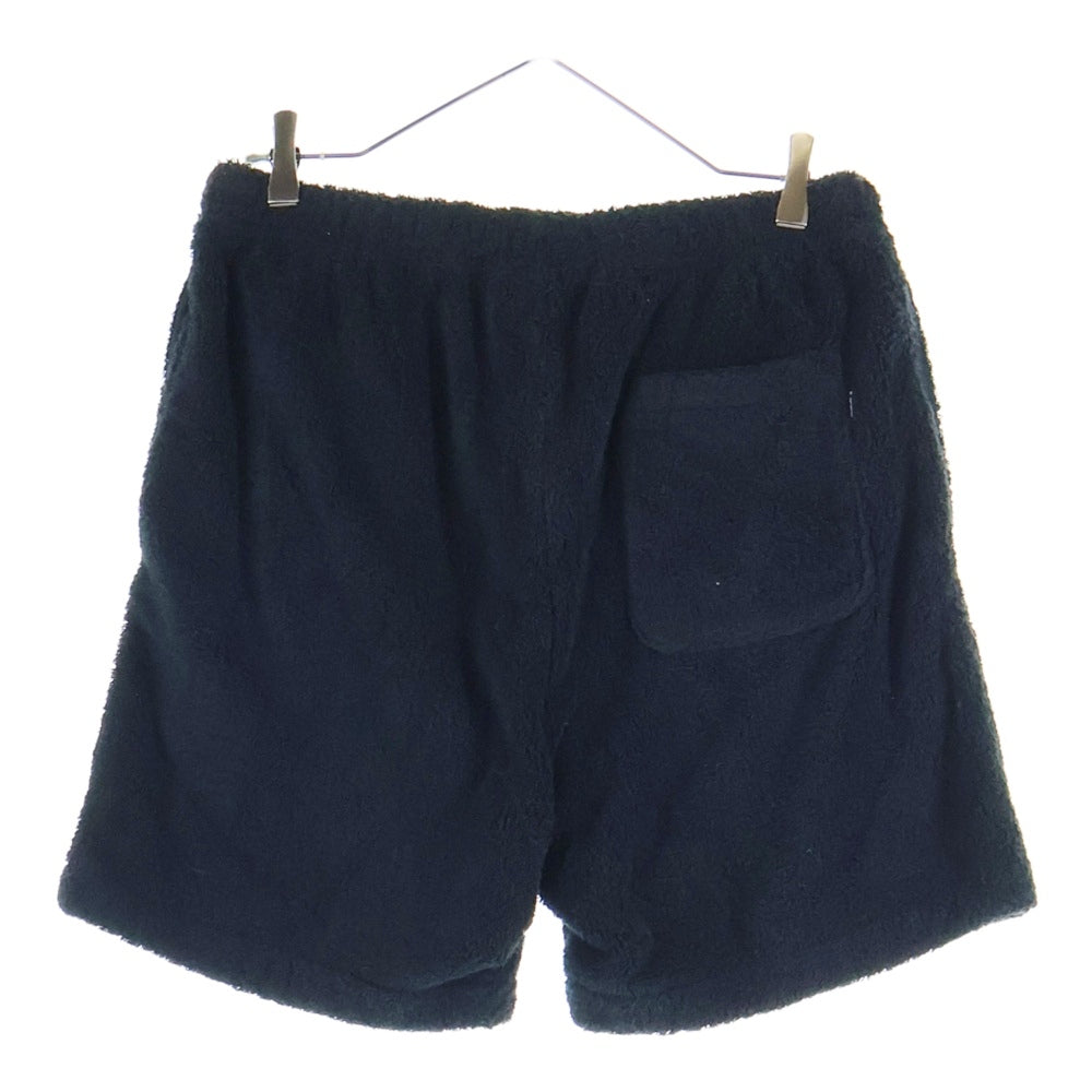 SUPREME(シュプリーム) 17SS Terry Shorts テリー パイル生地 ロゴデザイン ドローストリング ショートパンツ ブラック