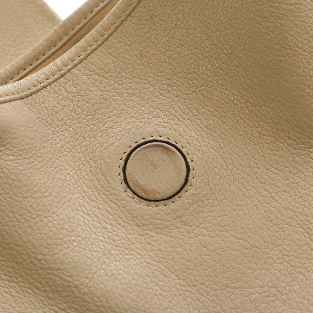 GUCCI(グッチ) アフロディーテ ミディアム ゴールドロゴ レザー ショルダーバッグ ベージュ 726274