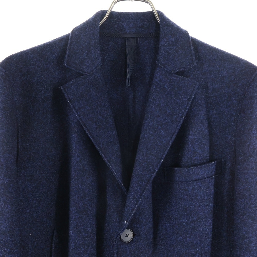 Harris Wharf London(ハリスワーフロンドン) UK製 ウール 3B アンコンジャケット ネイビー